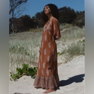 Daughters of India Mishka dress - Chai - XS